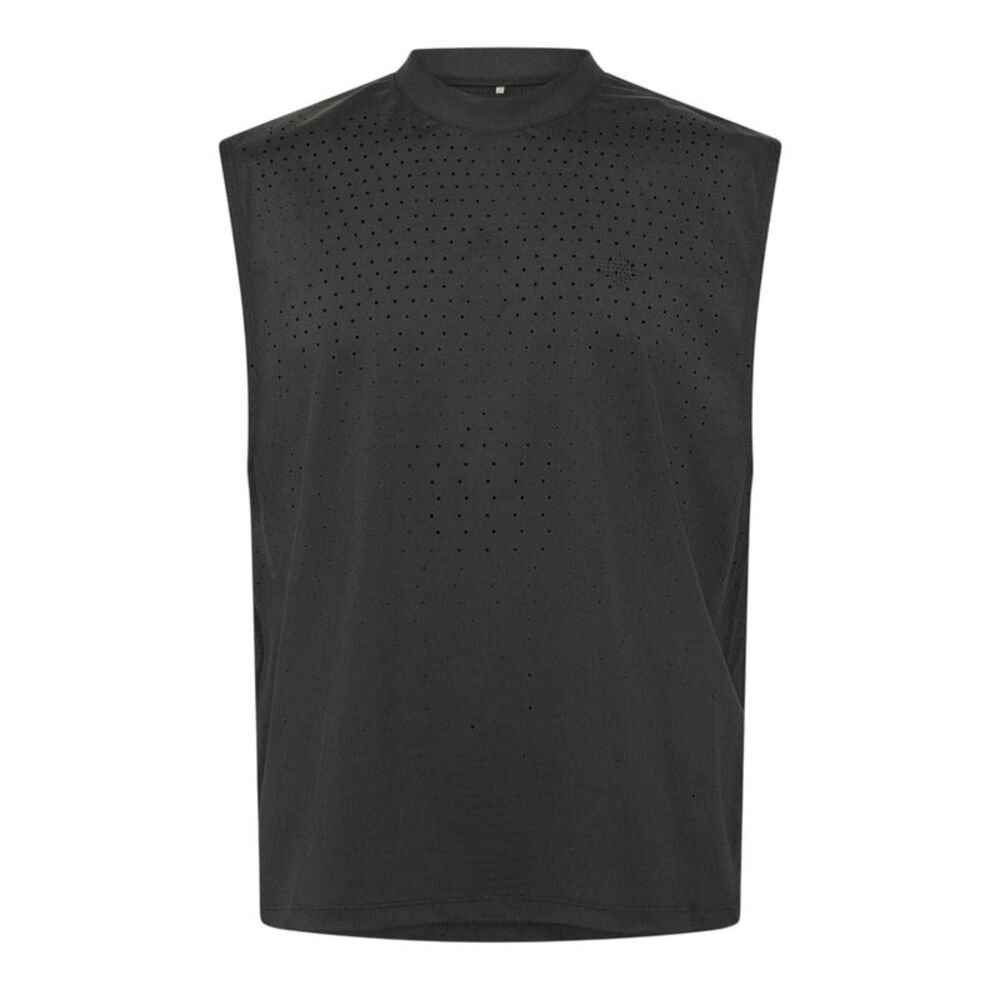 Couture Club Mens Perforated Training Tank Top / Black